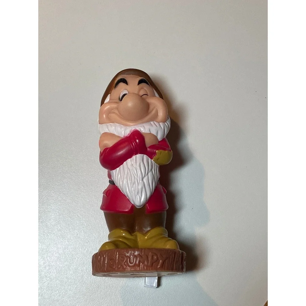 Disney Snow White Seven Dwarfs Grumpy‎ Bashful Figure Set 5 Inch Vinyl PVC